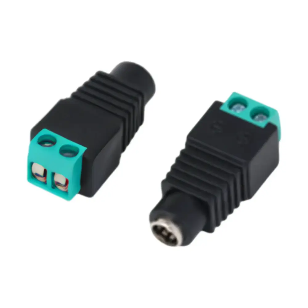 Conector DC hembra para cámaras