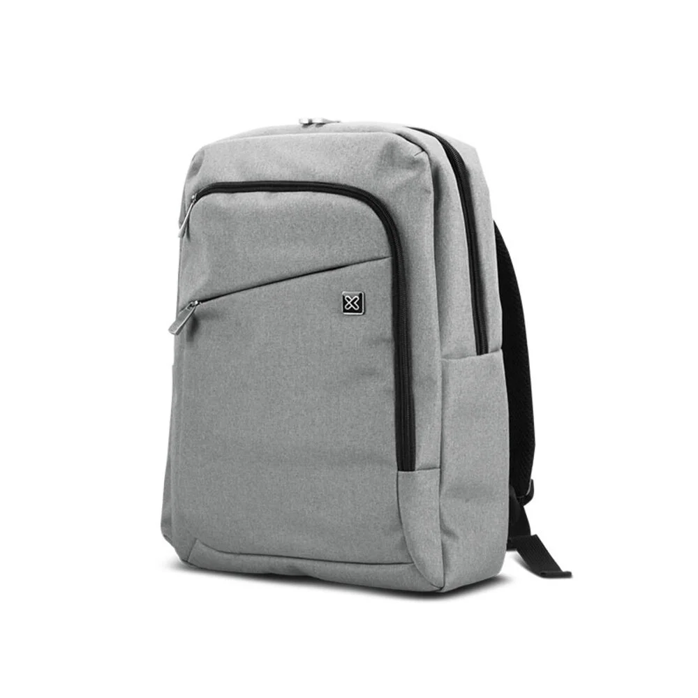 Klip Xtreme – Notebook carrying backpack – 15.6″ – 100D Polyester – Light gray