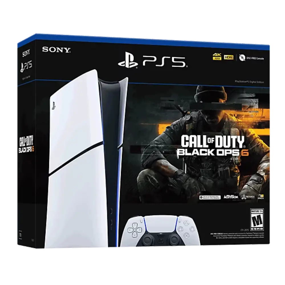SONY PS5 SLIM DIGITAL: CALL OF DUTY BLACK OPS 6 BUNDLE USA
