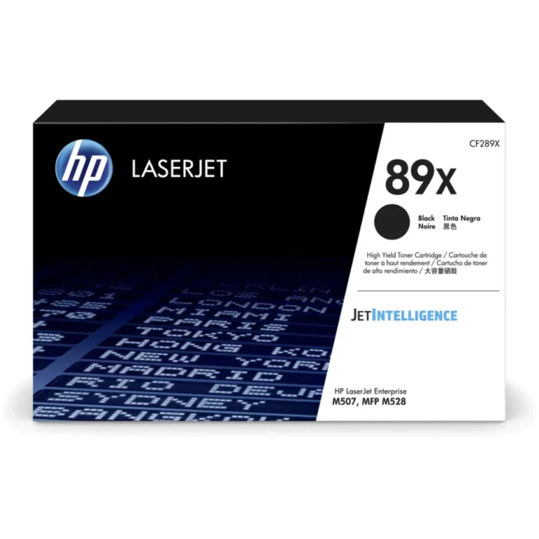 Los cartuchos de tóner Originales HP con JetIntelligence ofrecen páginas de calidad profesional, opciones de alta capacidad,[2] un rendimiento máximo de impresión y la innovadora tecnología antifraude de HP. Reduce los costes con el tóner HP EcoSmart negro de bajo consumo.