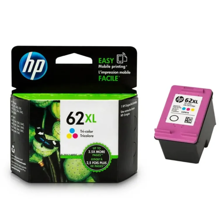 Cartucho de tinta HP 62XL Tricolor