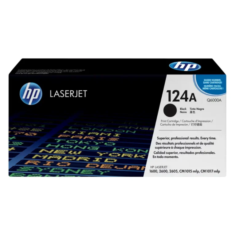 Cartucho de tóner original LaserJet HP 124A