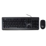 TECLADO Y MOUSE GENIUS KM-160 ALÁMBRICO USB ESPAÑOL 31330001414 NEGRO