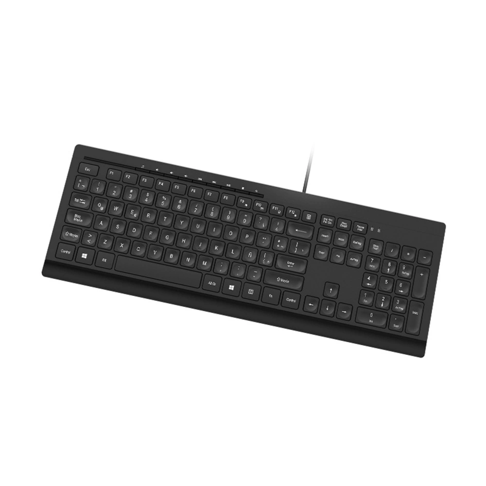 Teclado multimedia ultradelgado