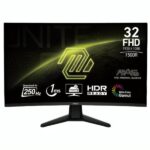 MONITOR GAMING MSI MAG 32C6X 31.5 PULG CURVO 1920 x 1080 1MS 250HZ DISPLAY PORT HDMI 9S6-3DD41M-013 NEGRO