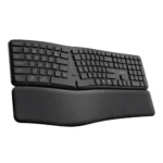 Trust keyra teclado inalambrico multidispositivo ergonomico US – 25459