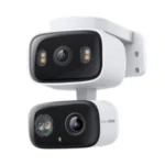 TP Link camara de seguridad con doble lente y movimiento panoramico/inclinacion para interiores y exteriores – Tapo C246D