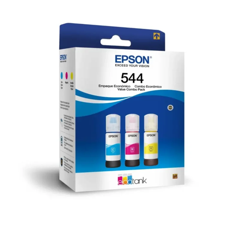 Pack de 3 colores botellas de tinta T544 