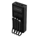Xtech XPB-200 – Solar Power Bank – 24 pin USB-C / 4 pin USB Type A / 5 pin Micro-USB Type A
