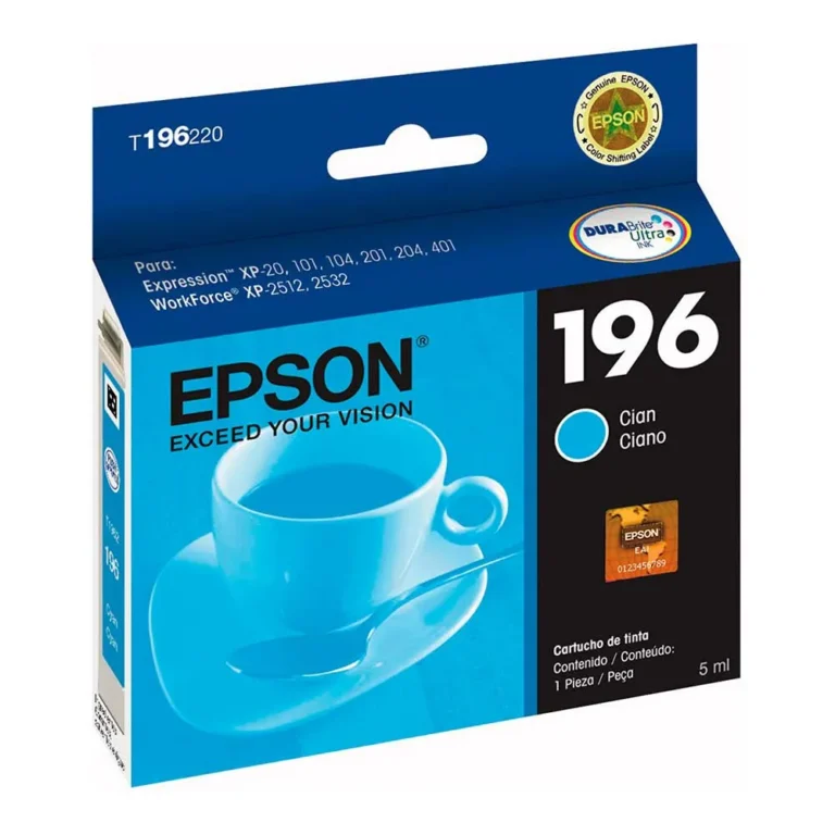 Cartucho cyan epson T196220-AL