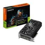 TARJETA DE VIDEO GIGABYTE RTX 5060 TI 8GB GDDR7 2587 MHZ GV-N506TWF2OC-8GD NEGRO