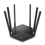 ROUTER MERCUSYS MR50G DUAL BAND 2.4/5 GHZ 1900 MBPS WIFI 5 PUERTOS WAN / LAN NEGRO
