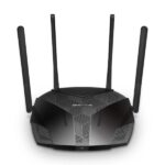 ROUTER MERCUSYS MR70X DUAL BAND 2.4/5 GHZ 1800 MBPS WIFI 6 PUERTOS WAN / LAN NEGRO