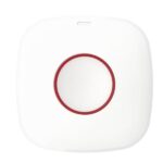 BOTON DE EMERGENCIA INALAMBRICO HIKVISION DS-PDEB1-EG2-WB(B) RF 433 MHZ (TRI-X WIRELESS) ACTIVACION DE EMERGENCIA IP66 / ALCANCE HASTA 800 M 314300346 BLANCO