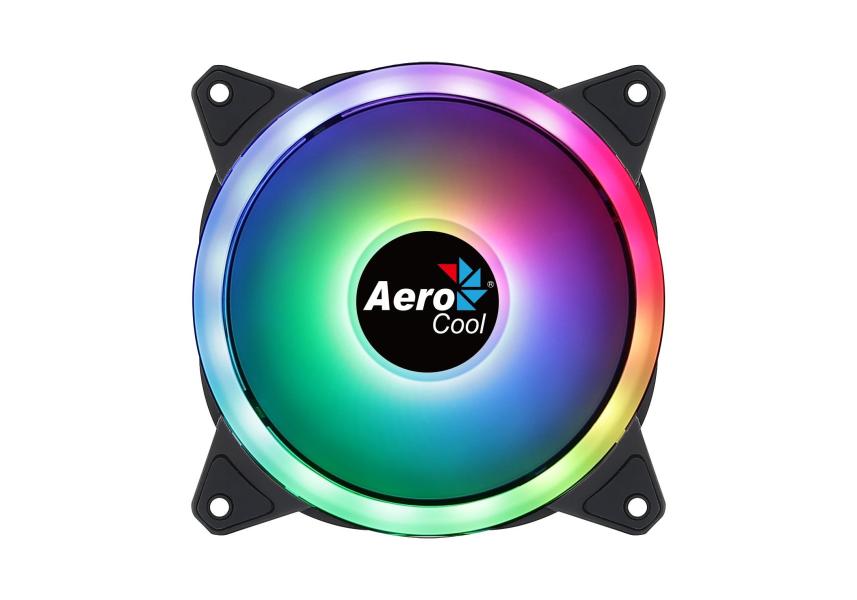 ABANICO AEROCOOL DUO 12 ARGB 6-PIN 1X12CM ACF3-DU10217.11 NEGRO ABANICO AEROCOOL DUO 12 ARGB 6-PIN 1X12CM ACF3-DU10217.11 NEGRO