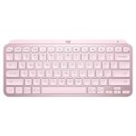 TECLADO LOGITECH MX KEYS MINI MEMBRANA INALÁMBRICO BLUETOOTH INGLÉS 920-010474 ROSADO