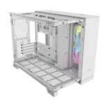 CASE GAMING RGB CORSAIR iCUE LINK 2500X MID TOWER VENTILADORES 2 DE 120MM CON VIDRIO LATERAL Y FRONTAL CC-9011268-WW BLANCO