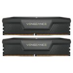 MEMORIA RAM PC 16GB (2×8GB) CORSAIR CMK16GX5M2B5200C40 DDR5 5200 MHZ CL40 1.25 V VENGEANCE. XMP 3.0 NEGRO DIMM 288 PINES NEGRO