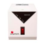 REGULADOR DE VOLTAJE SMARTBITT SBAVRC2000 2000VA 1200W 1 TOMA 80?150 VCA RETARDO DE ENCENDIDO LÍNEA BLANCA BLANCO / NEGRO