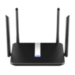 ROUTER INALAMBRICO CUDY X6 2.0  DOBLE BANDA 5GHZ  AX1800  WI-FI 6 CUDY MESH GIGABIT NEGRO