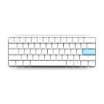 TECLADO GAMING RGB DUCKY ONE 2 PRO MINI MECÁNICO USB-C ESPAÑOL SWITCH CAFÉ DKON2061ST-BESPDWWT2 BLANCO