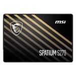 HD INTERNO SOLIDO 960GB MSI SPATIUM S270 2.5″ SATA III 500MB/S / 450MB/S S78-440P130-P83 NEGRO