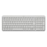 TECLADO LOGITECH K250 COMPACT MEMBRANA INALAMBRICO BLUETOOTH ESPAÑOL 920-013446 BLANCO