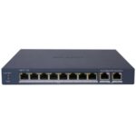 SWITCH HIKVISION DS-3E1510P-EI/M(O-STD) (E) 8 PUERTOS GIGABIT POE / 2 PUERTOS GIGABIT RJ45 20 GBPS SMART MANAGED 301802997 AZUL