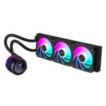 ENFRIAMIENTO LIQUIDO RGB GIGABYTE AORUS WATERFORCE X II 360MM AIO LGA1851 AM5 NEGRO