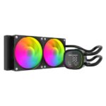 ENFRIAMIENTO LIQUIDO RGB EAGLE WARRIOR FROSTBITE HL240 FCFWT292001C AIO 2X120MM 4 PIN PWM LGA115X/1700/AM4/AM5 NEGRO