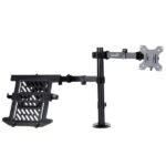 SOPORTE DE ESCRITORIO PARA MONITOR Y LAPTOP NOVA FDBM2008001C 14 PULG-32 PULG VESA 75X75 100X100 8KG NEGRO