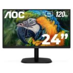 MONITOR AOC 24B35H3 24 PULG PLANA FULL HD 1920 X 1080 120HZ IPS LED ADAPTIVE SYNC HDMI / VGA / 3.5MM NEGRO