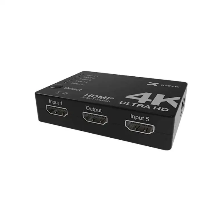 Switch HDMI 5 puertos 4K