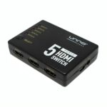 SWITCH UNNO TEKNO HB1203BK SWITCH HDMI 5 PUERTOS 4K 60HZ NO ADMINISTRABLE NEGRO