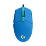 MOUSE GAMING RGB LOGITECH G203 LIGHTSYNC ALÁMBRICO USB 8000 DPI 910-005792 AZUL