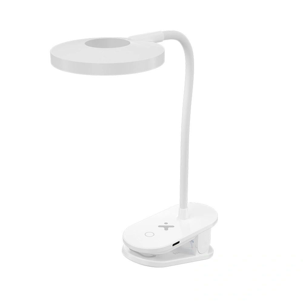 Lámpara LED de escritorio recargable con clip