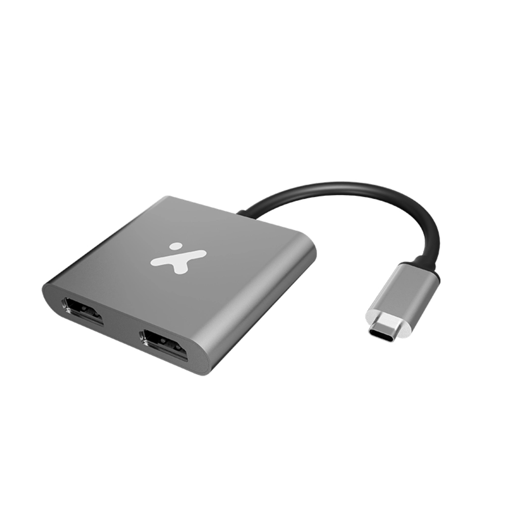 Adaptador USB C a dual HDMI