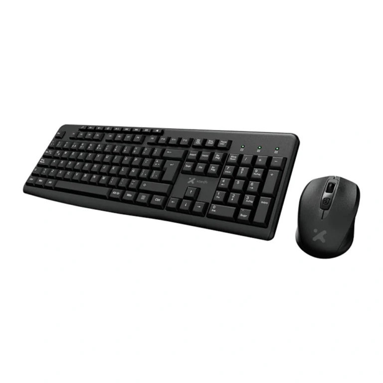 Teclado y mouse inalámbricos en español