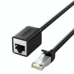 CABLE DE EXTENCION ETHERNET UGREEN NW112 CAT 6 RJ45 MACHO A HEMBRA 0,5M 11278 NEGRO
