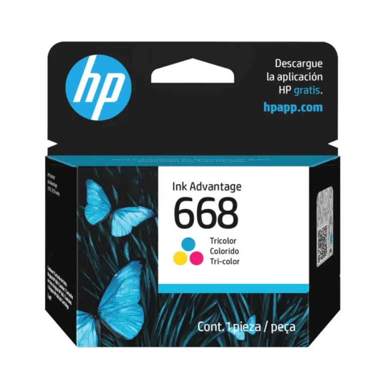 Cartucho tinta hp tricolor original 668