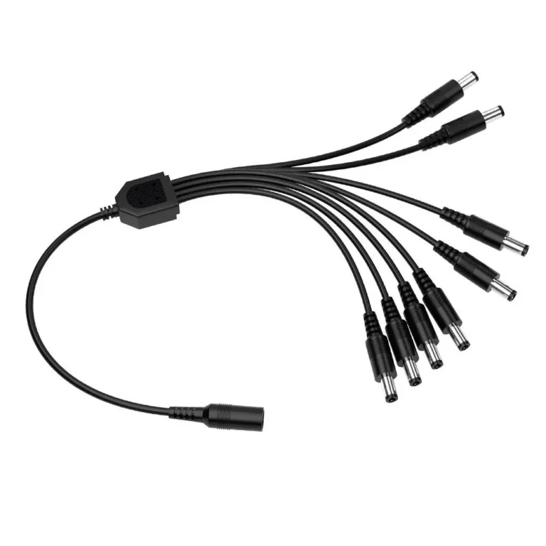 Cable splitter energia cctv 1 a 8
