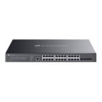 SWITCH TP LINK OMADA SG3428XMPP(UN) 24 PUERTOS GIGABIT RJ45 POE Y 4 SFP+ 10G 10/100/1000 MBPS Y 10G ADMINISTRABLE